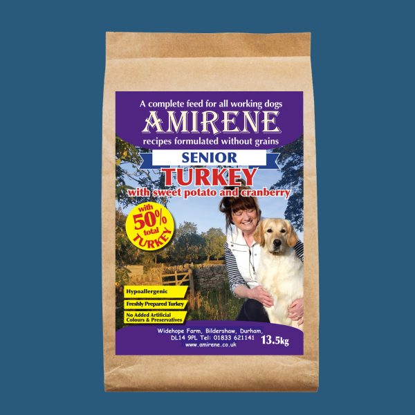 Amirene Grain Free Senior Turkey Sample