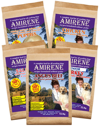 Dog Food Samples Amirene
