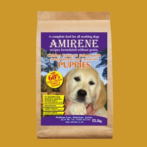 Amirene Grain Free Puppy Chicken, Turkey & Salmon Bag